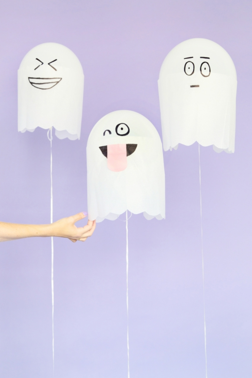 Silly ghosts for a fun Halloween! Source: Studio DIY